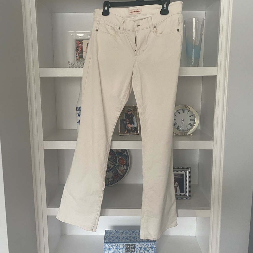 Lucky Brand Women's Off-White Flare Jeans
